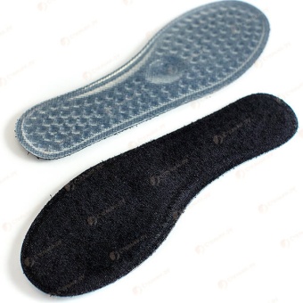 Амортизирующие гелевые стельки с тканевым покрытием и массажным эффектом для повышения комфорта в обуви